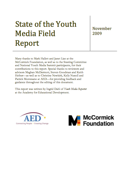 State of the Youth Media Field Report