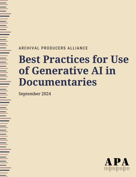 Best Practices for Use of Generative AI in Documentaries