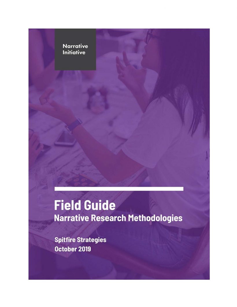 Field Guide: Narrative Research Methodologies