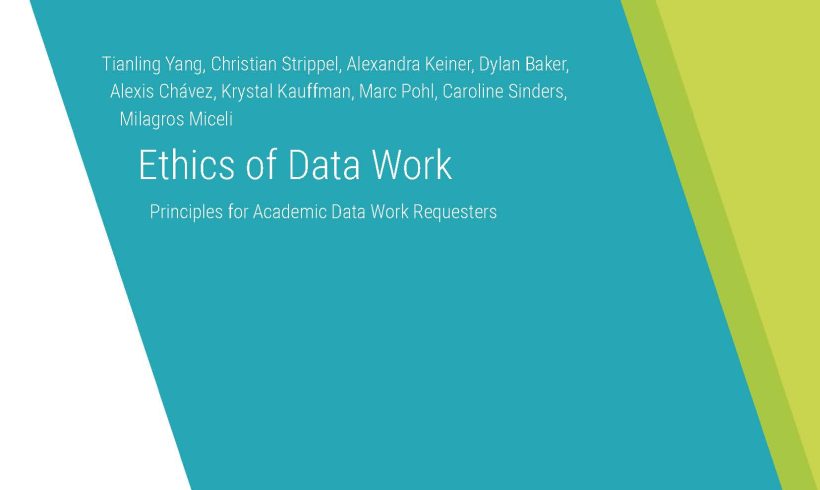 Ethics of Data Work Principles for Academic Data Work Requesters