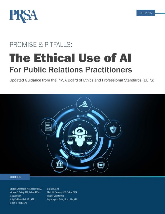 PROMISE & PITFALLS:The Ethical Use of AI For Public Relations Practitioners